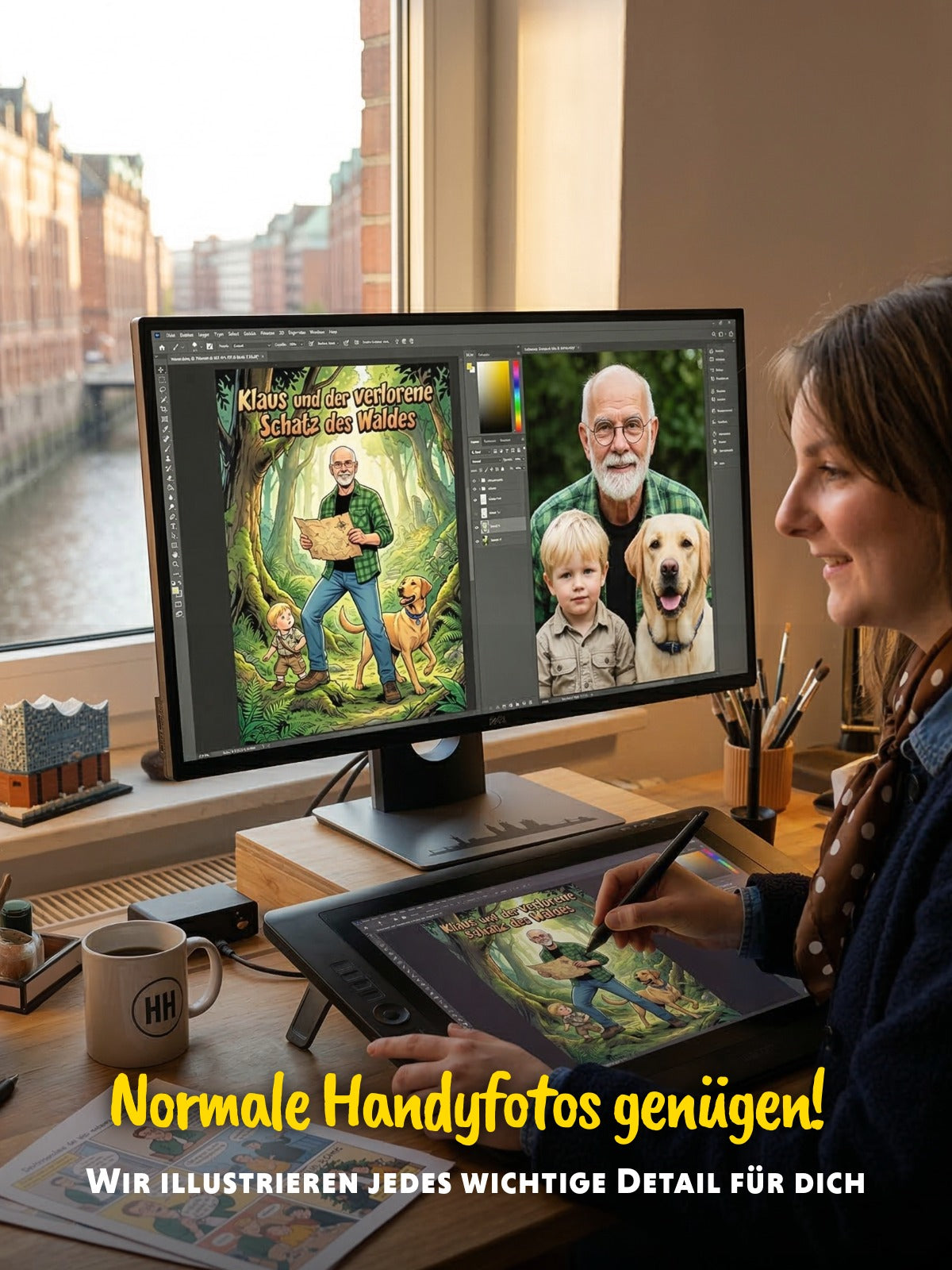 Personalisierter Comic