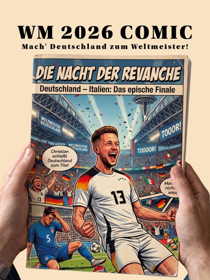 Personalisierter WM-Comic: Dein Finale 2026