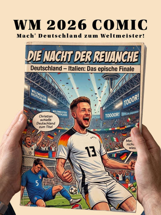 Personalisierter WM-Comic: Dein Finale 2026