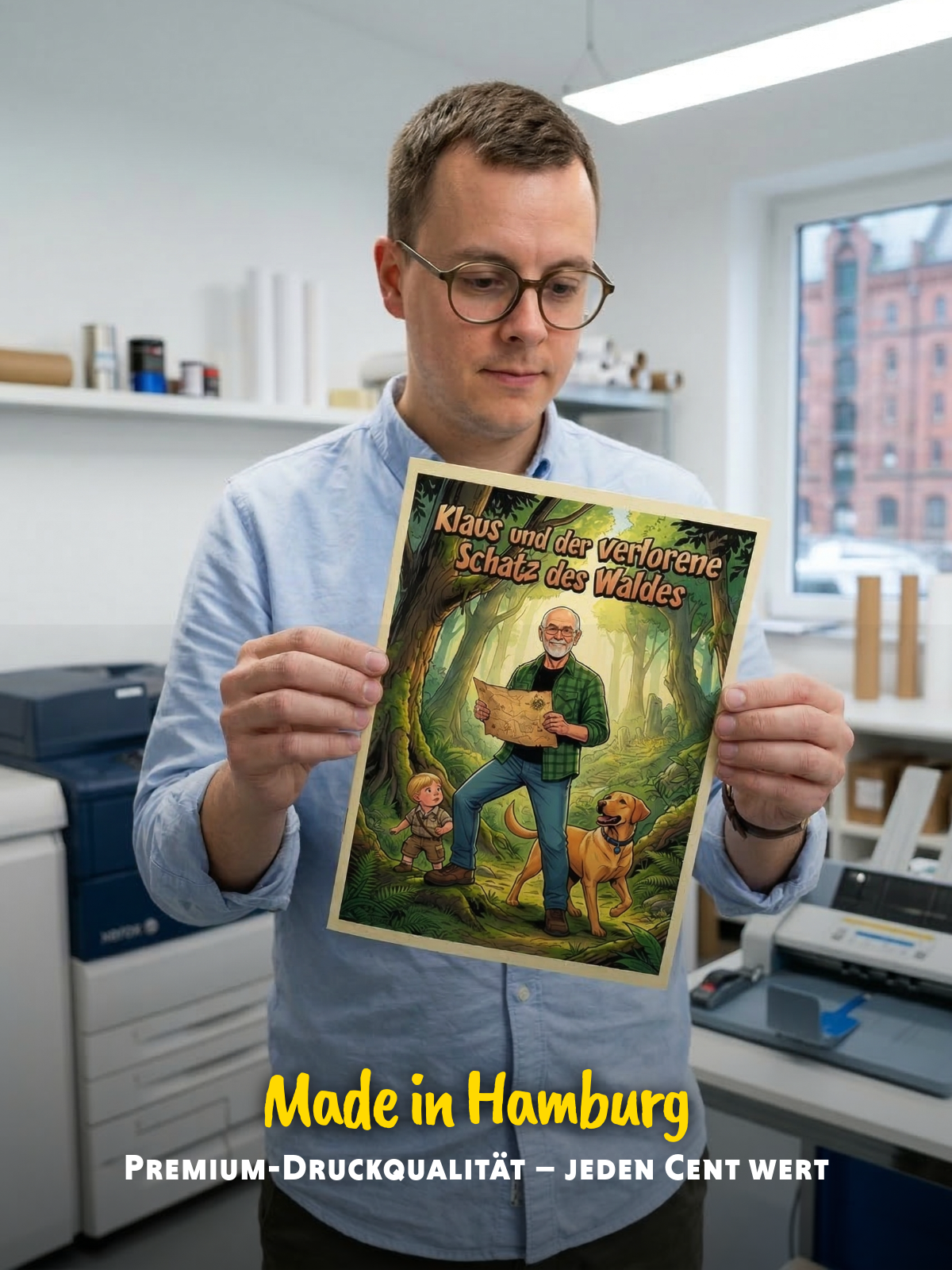 Personalisierter Comic